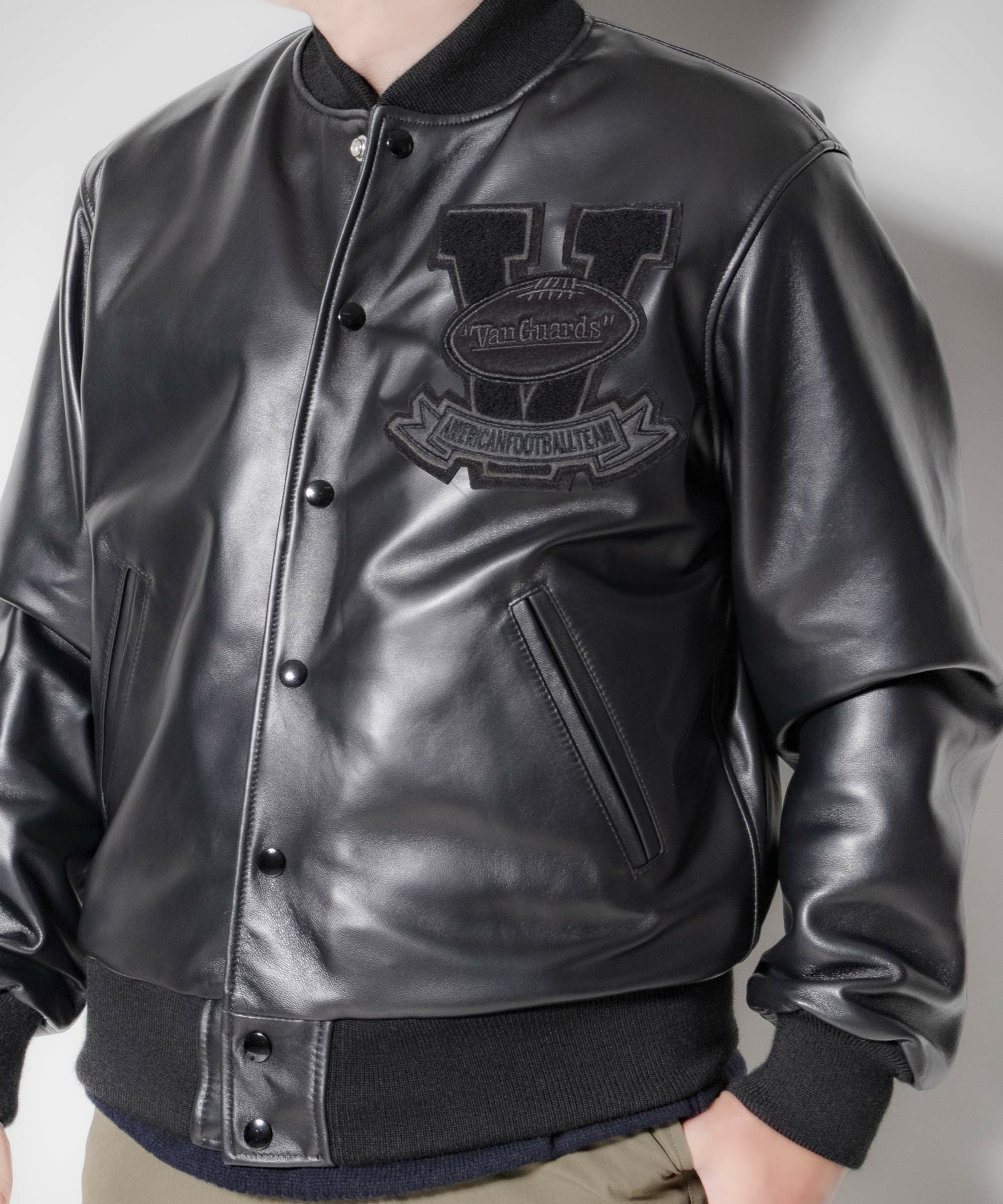 スタジアムジャンパー PREMIUM LEATHER STADIUM JUMPER - VAN STORE