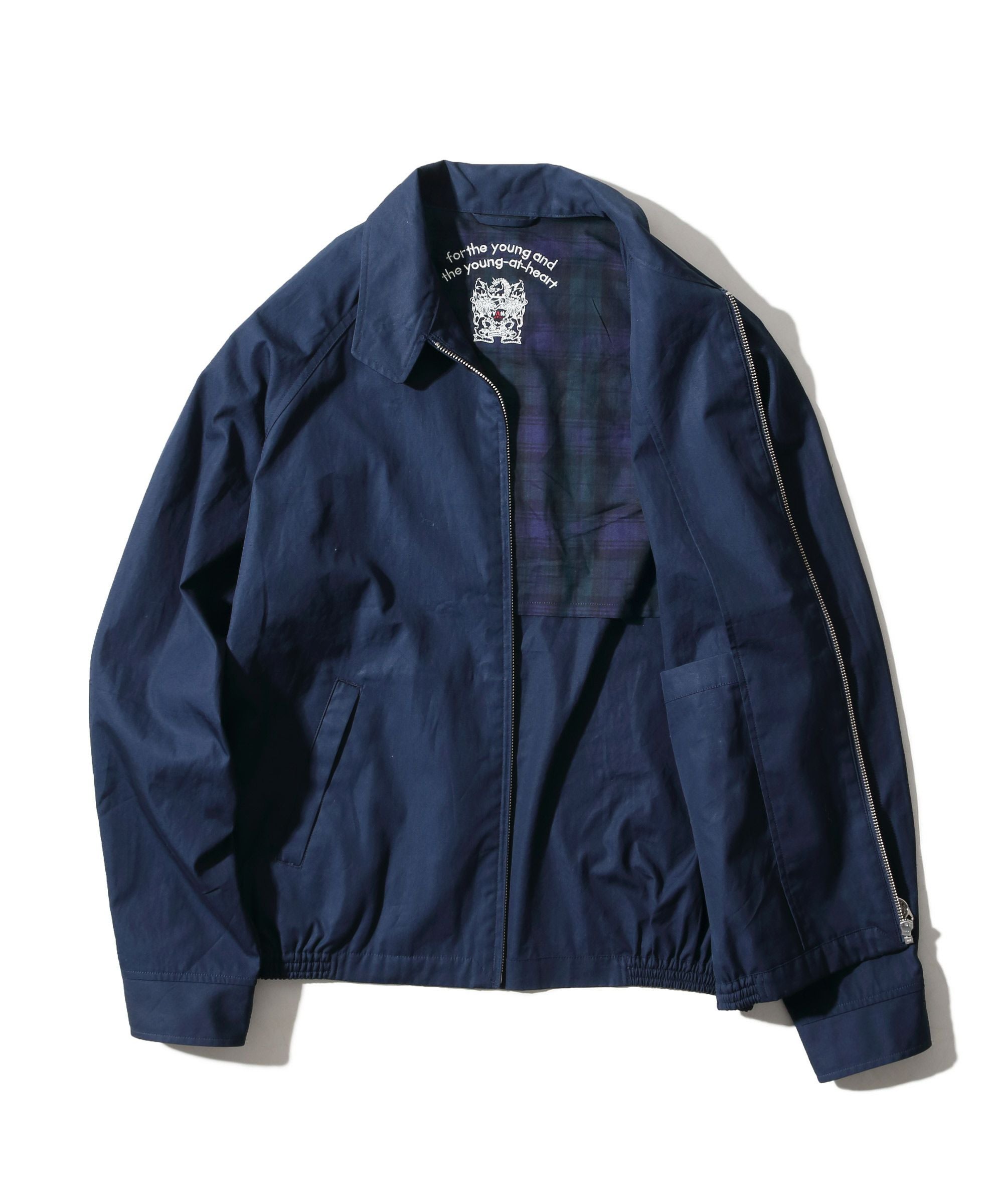 VAN JACKET JAC スイングトップ ブルー　バックプリント バックロゴ刺繍スウィングトップ ｜ VAN STORE