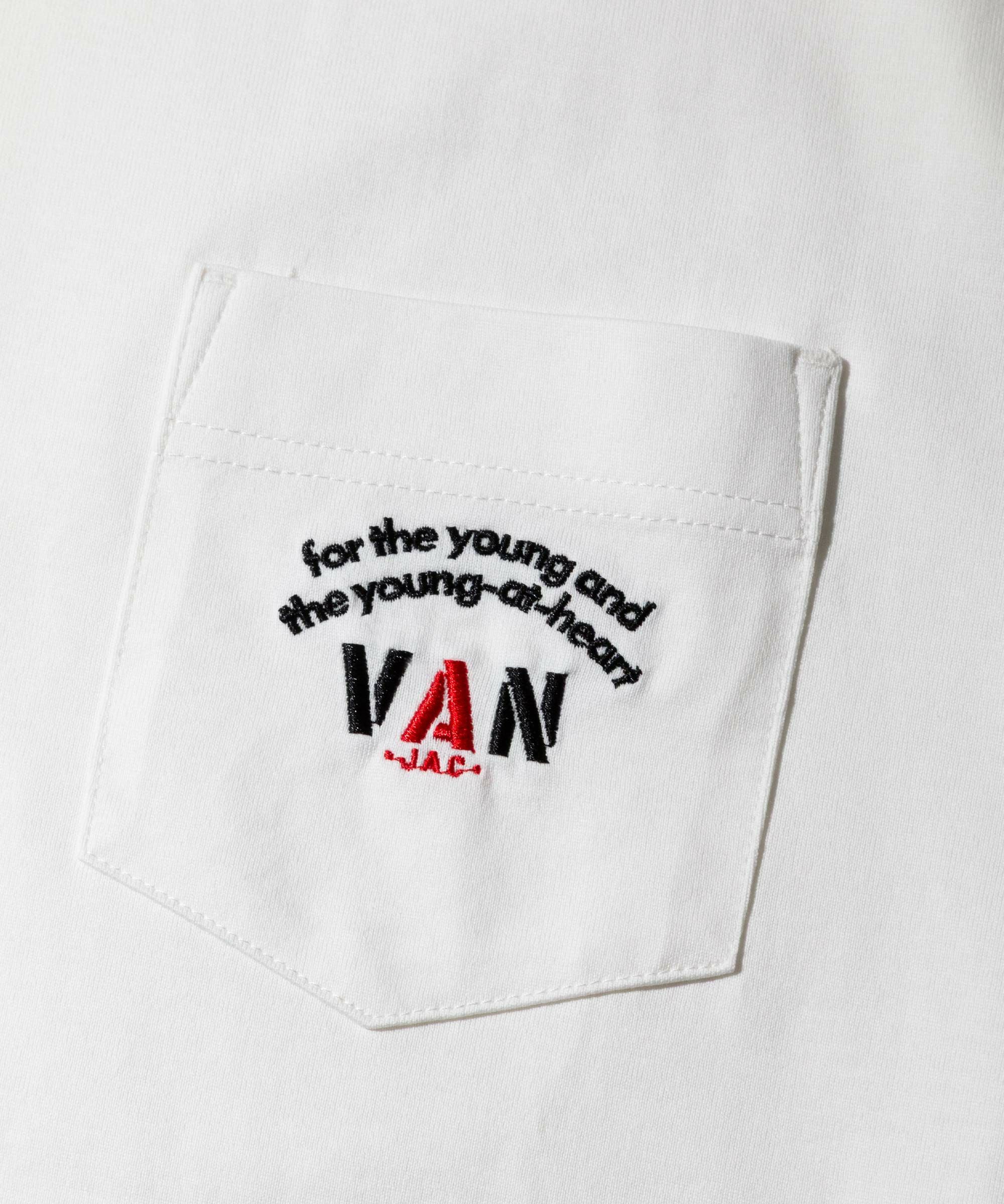 ロングスリーブTシャツ＜ワンポイントアーチロゴ刺繍＞ ｜ VAN STORE