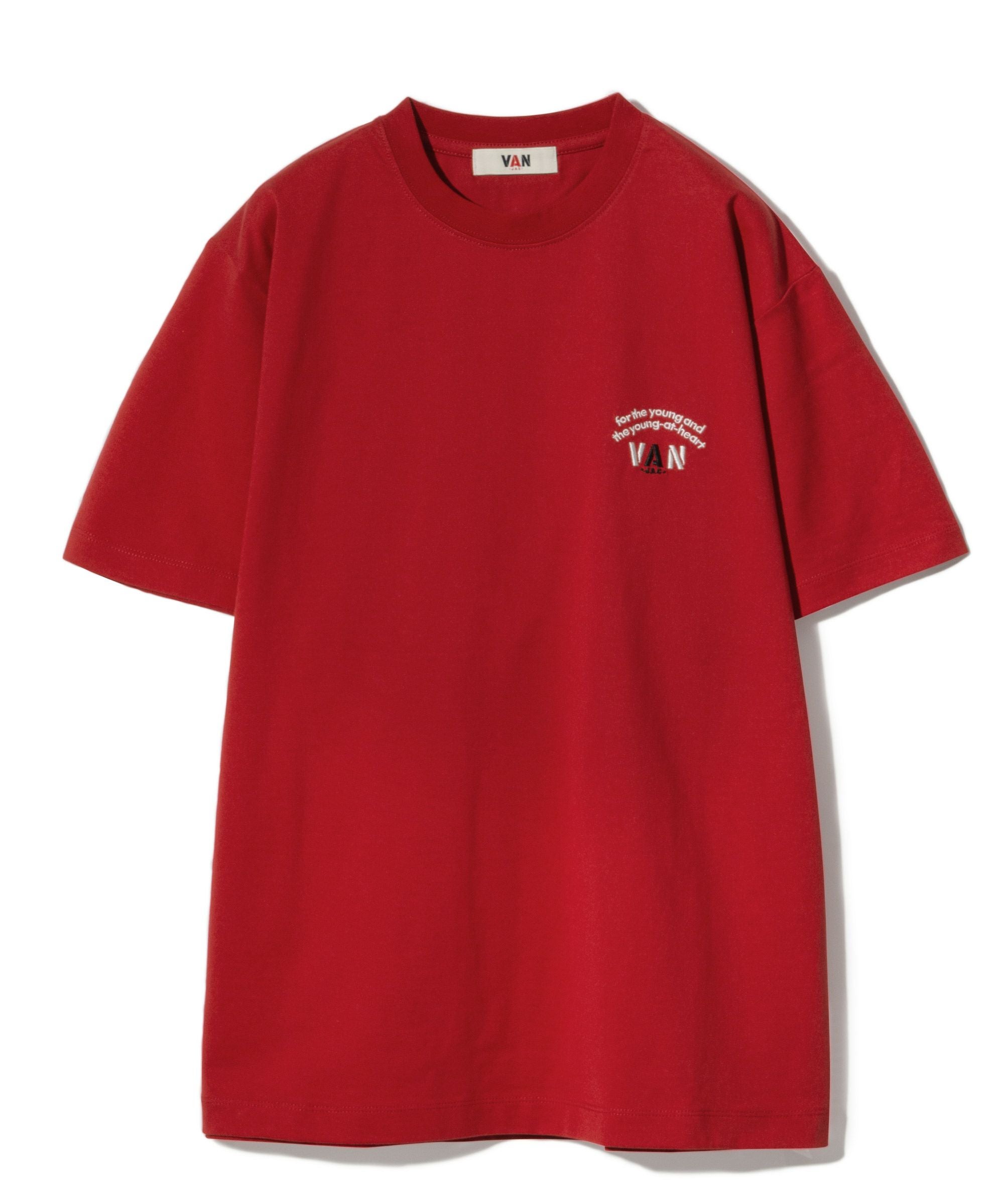 Tシャツ＜ワンポイントアーチロゴ刺繍＞ ｜ VAN STORE
