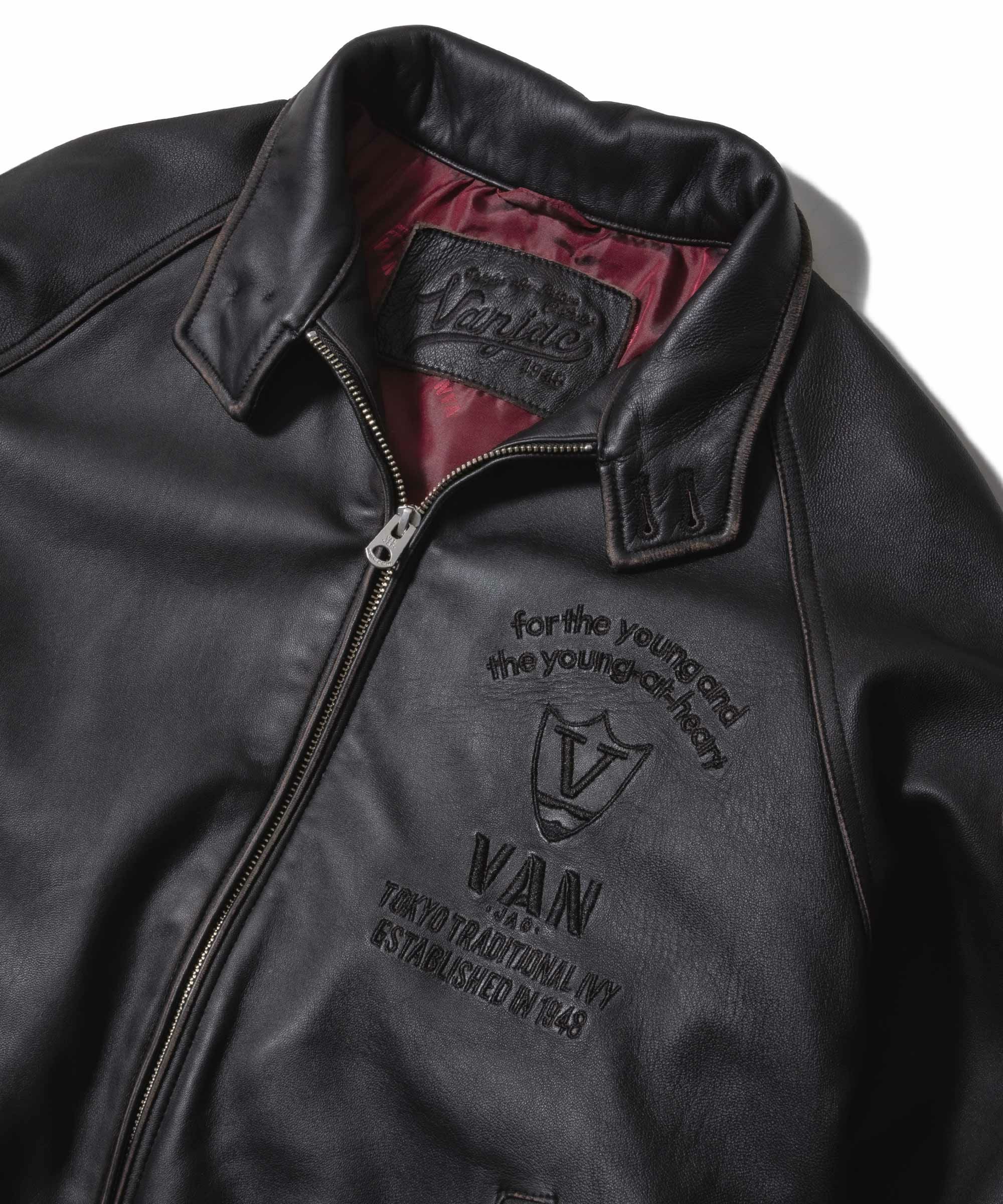 オールレザースウィングトップ＜ヴィンテージ加工＞＜一部店舗限定