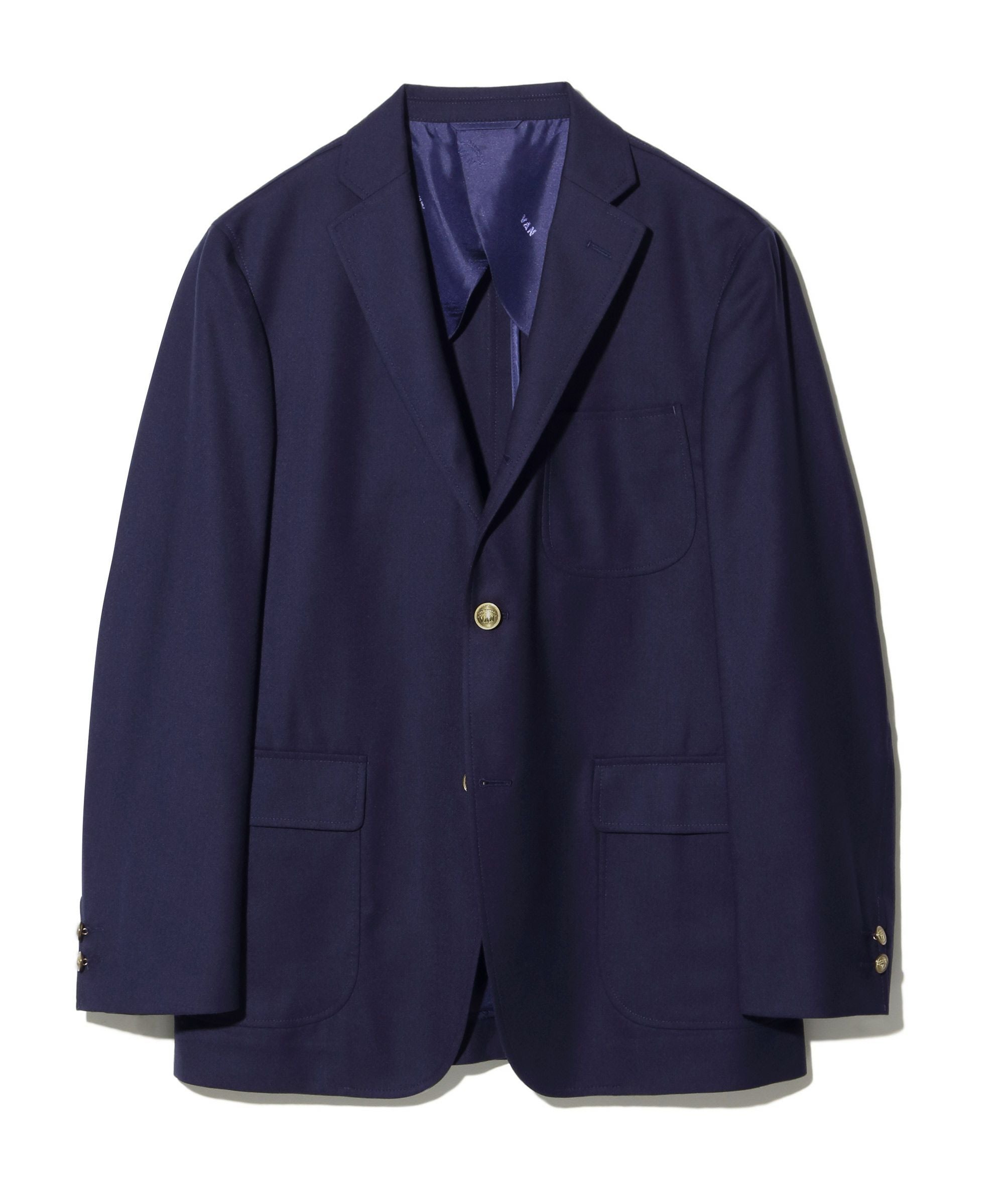 美品　Lサイズ　VAN Jacket　ブレザー　金ボタン　ヴィンテージ　ネイビー 美品 VAN JACKET 紺ブレ 金ボタン テーラードジャケット 段返り