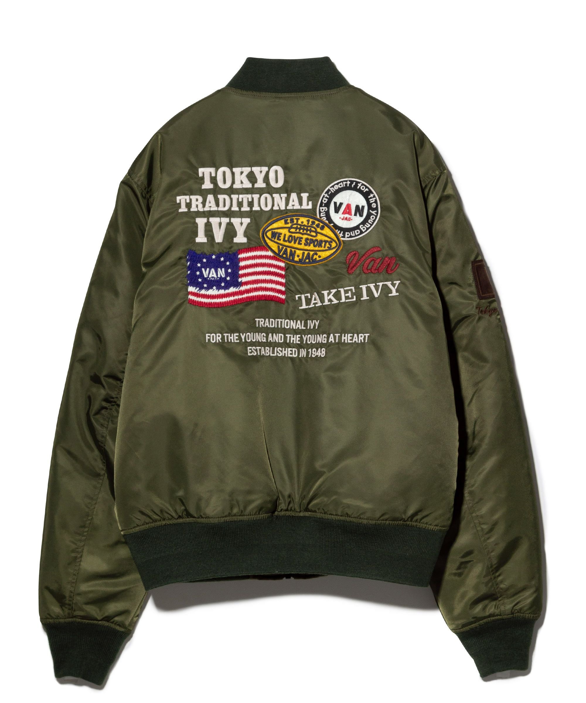 90s ma-1 flight jacket 短丈　ワンポイント刺繍 U.S MILITARY / ALPHA 90S MA-1 FLIGHT JACKET DEAD STOCK