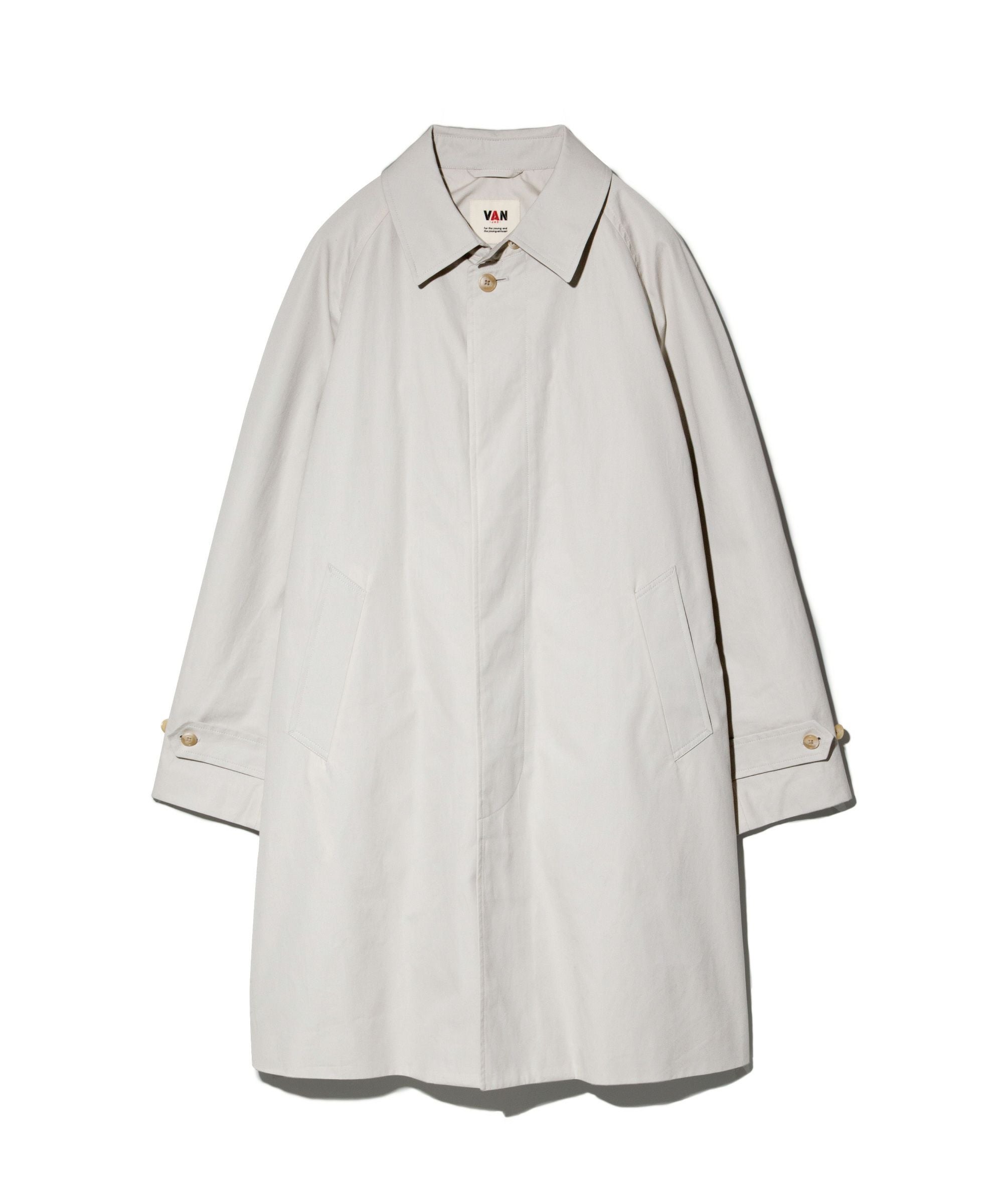 希少 VAN JACKET ステンカラーコート メンズM アイボリー ステンカラーコート ｜ VAN STORE