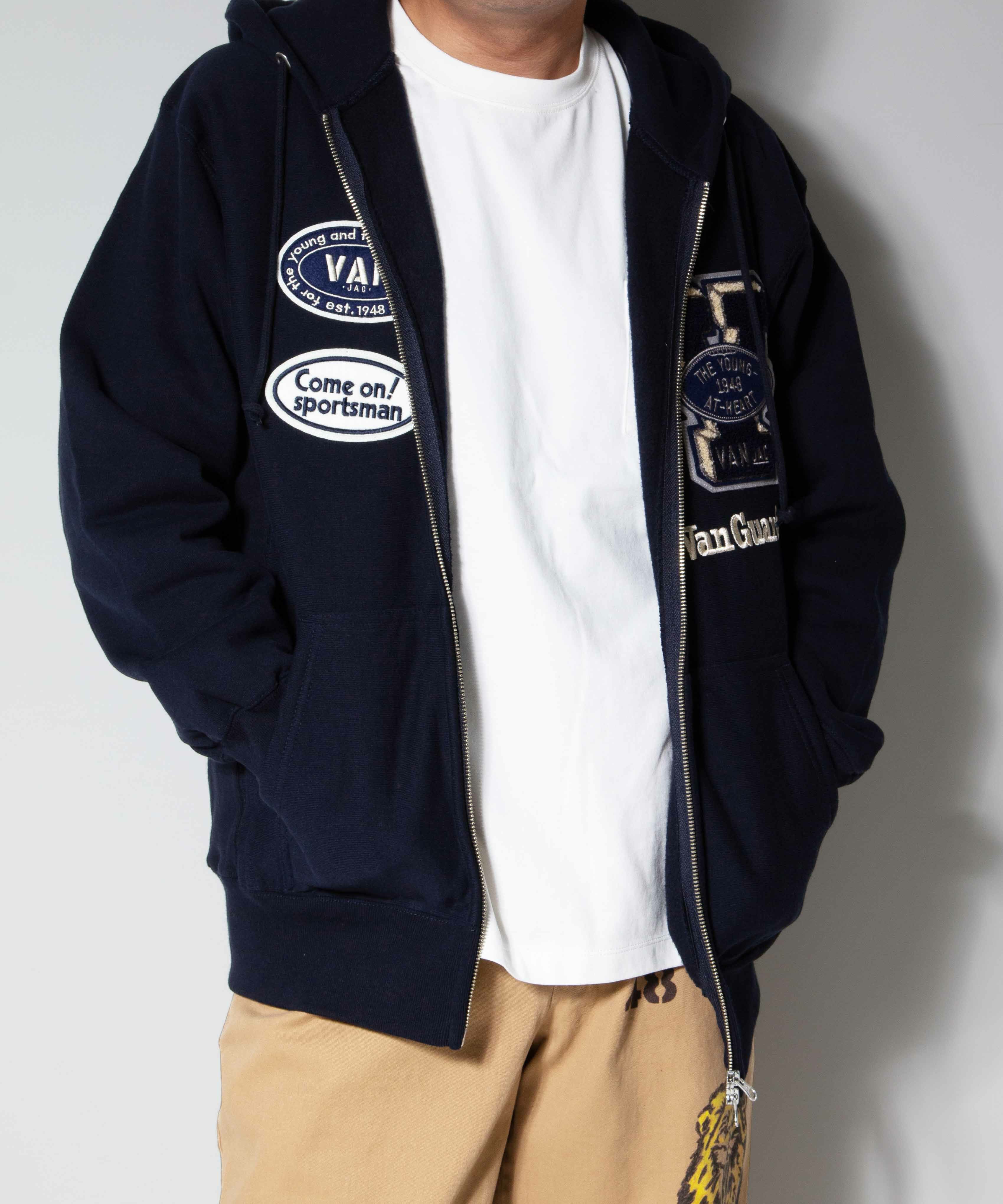 【レア】VAN フルジップパーカー L ネイビー ジップアップパーカー＜インディゴコレクション＞ ｜ VAN STORE