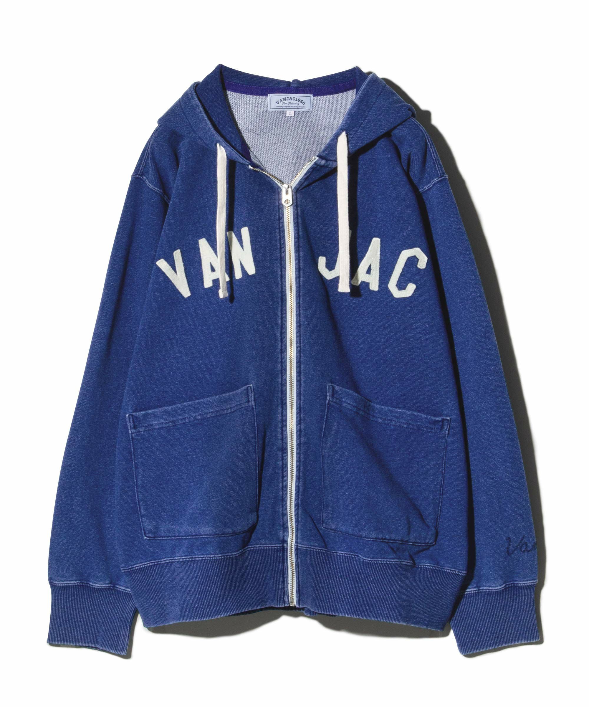 ジップアップパーカー＜インディゴコレクション＞ ｜ VAN STORE
