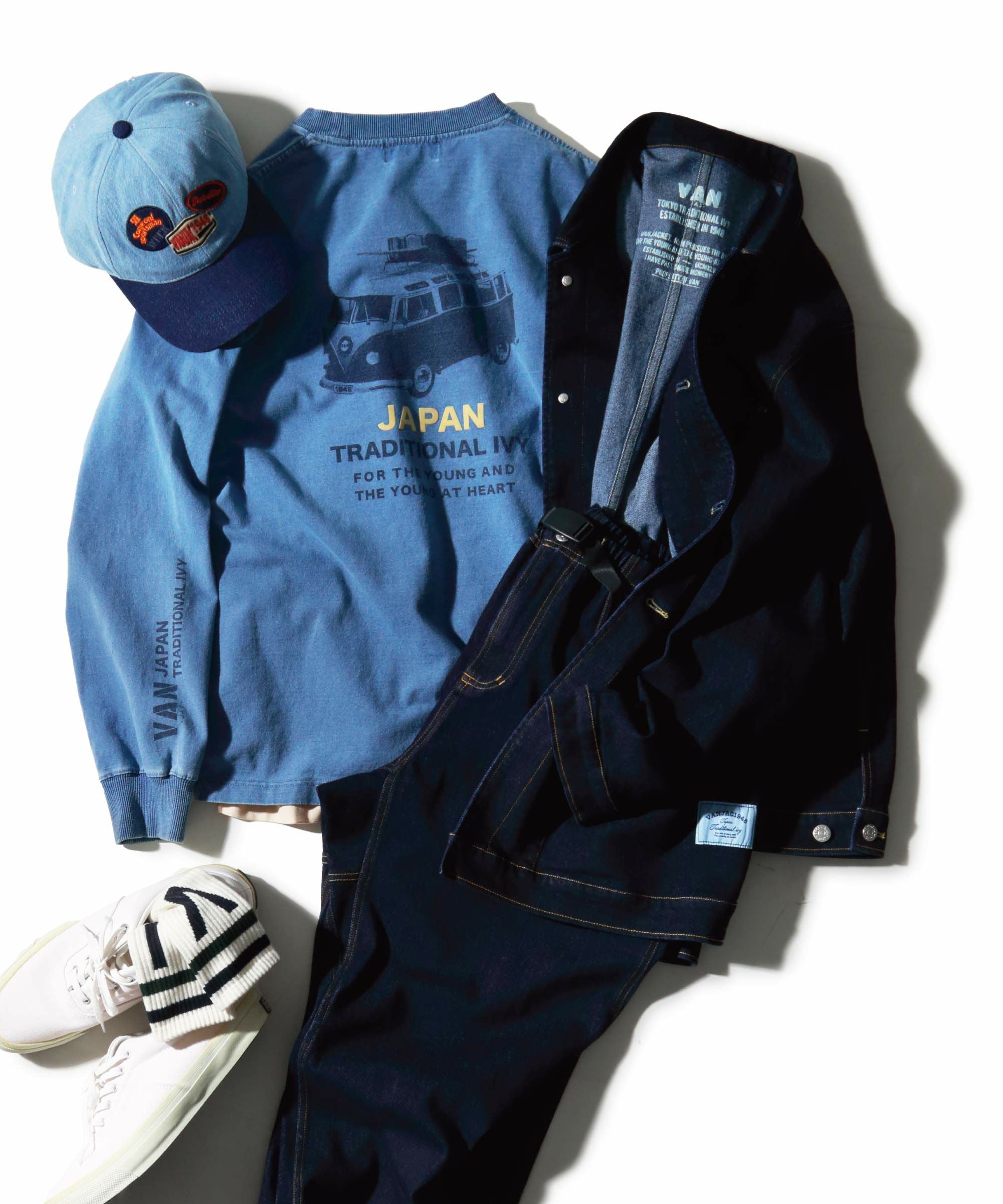ロングスリーブTシャツ＜インディゴコレクション＞ ｜ VAN STORE