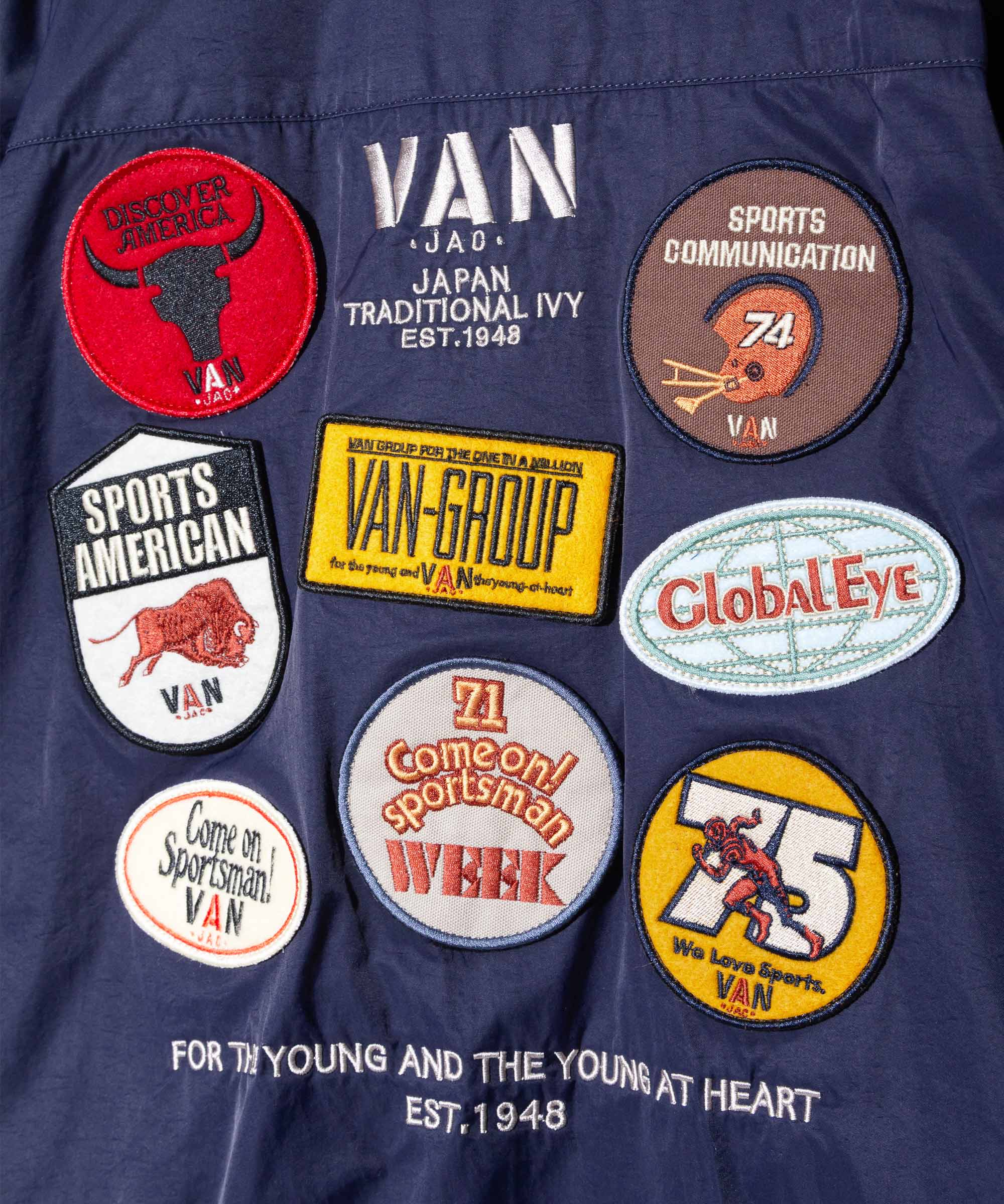 ワッペン刺繍ブルゾン ｜ VAN STORE