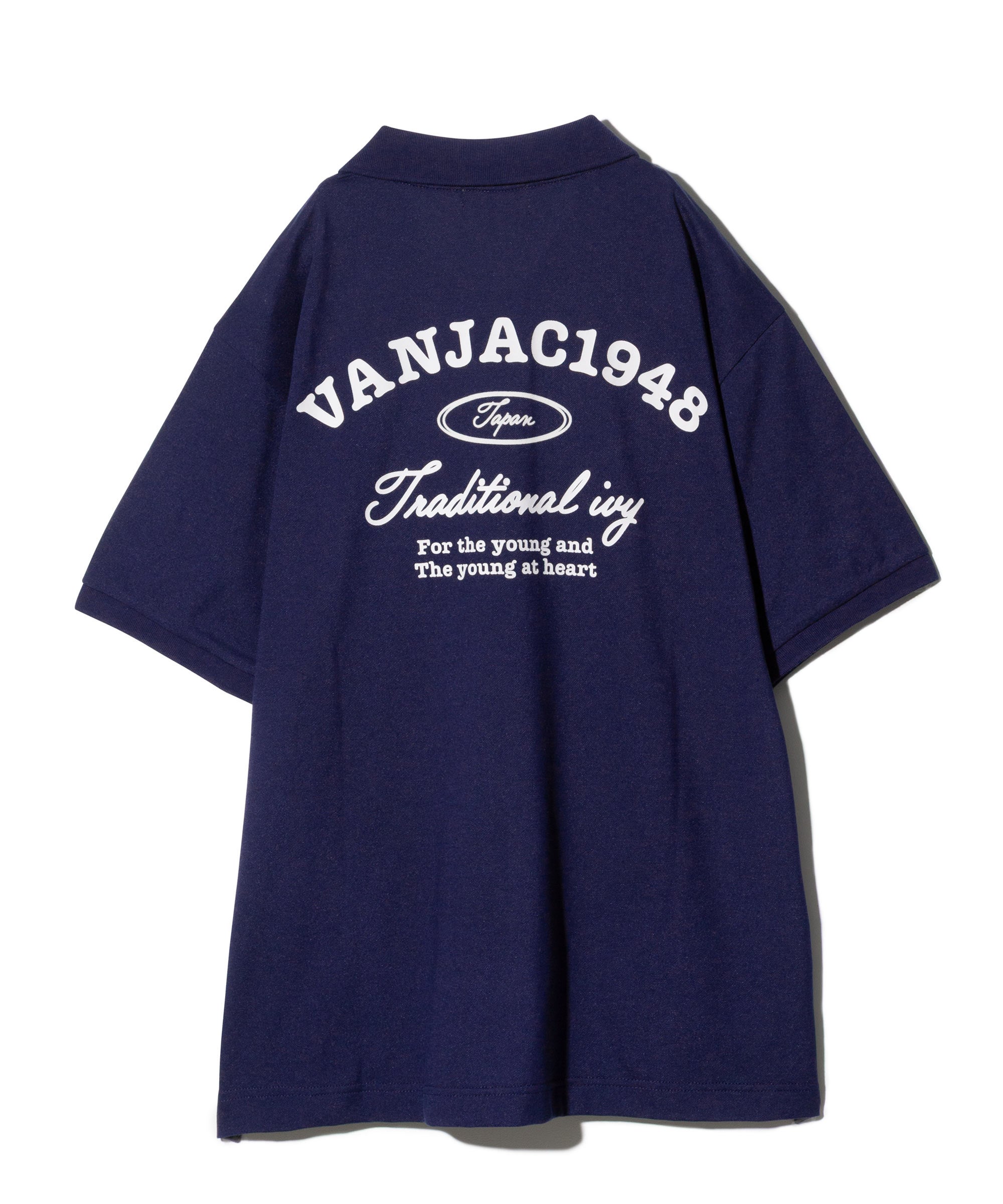 ドライ鹿の子ポロシャツ＜バックプリント＞ ｜ VAN STORE