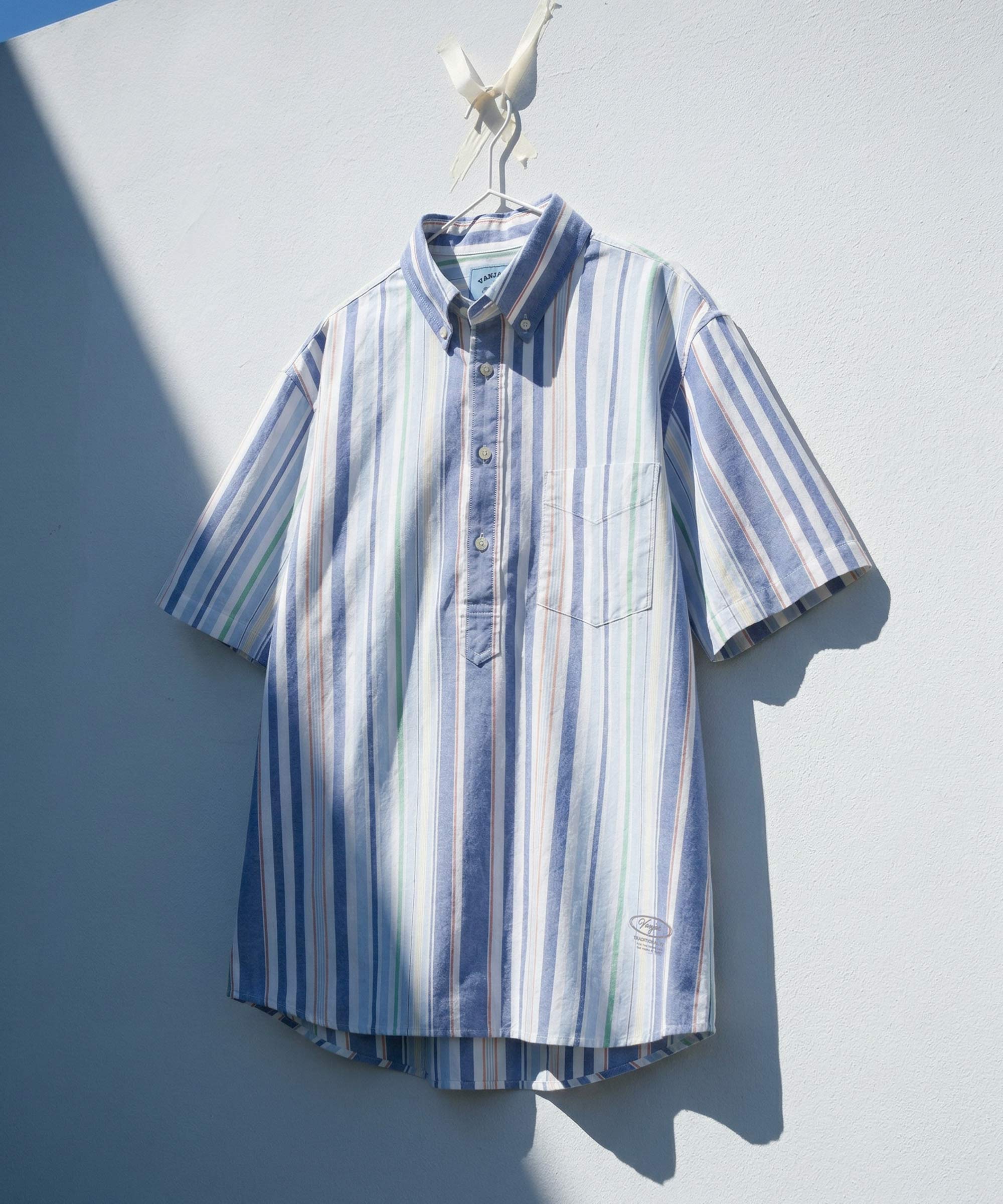 BOWTE EX FINEコットンオックスフォード B.D ボーイズシャツ完売品 プルオーバーBDシャツ＜オックスフォード＞＜ストライプ＞ ｜ VAN STORE