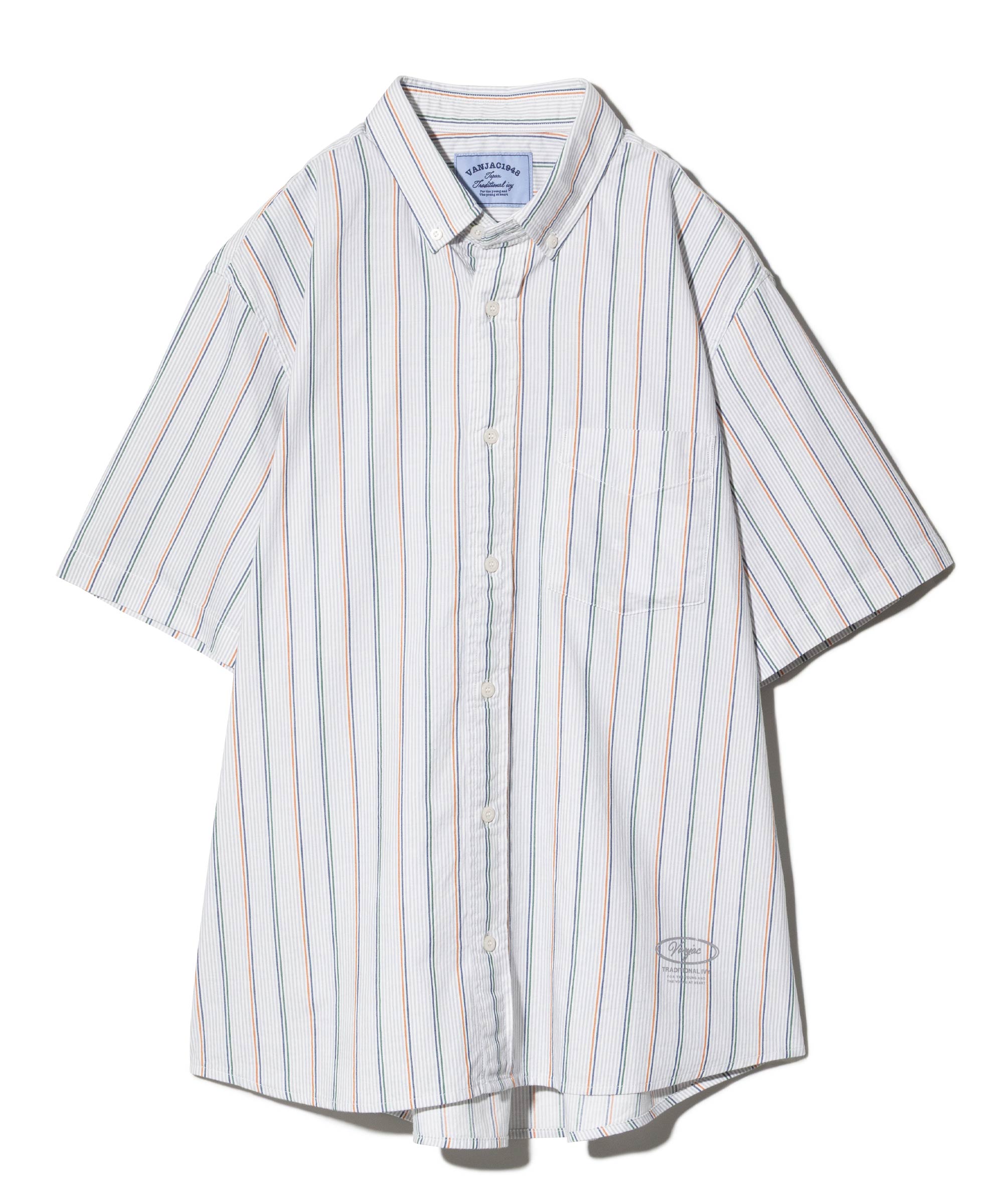 ショートBDシャツ＜ツイル＞＜ストライプ＞ ｜ VAN STORE