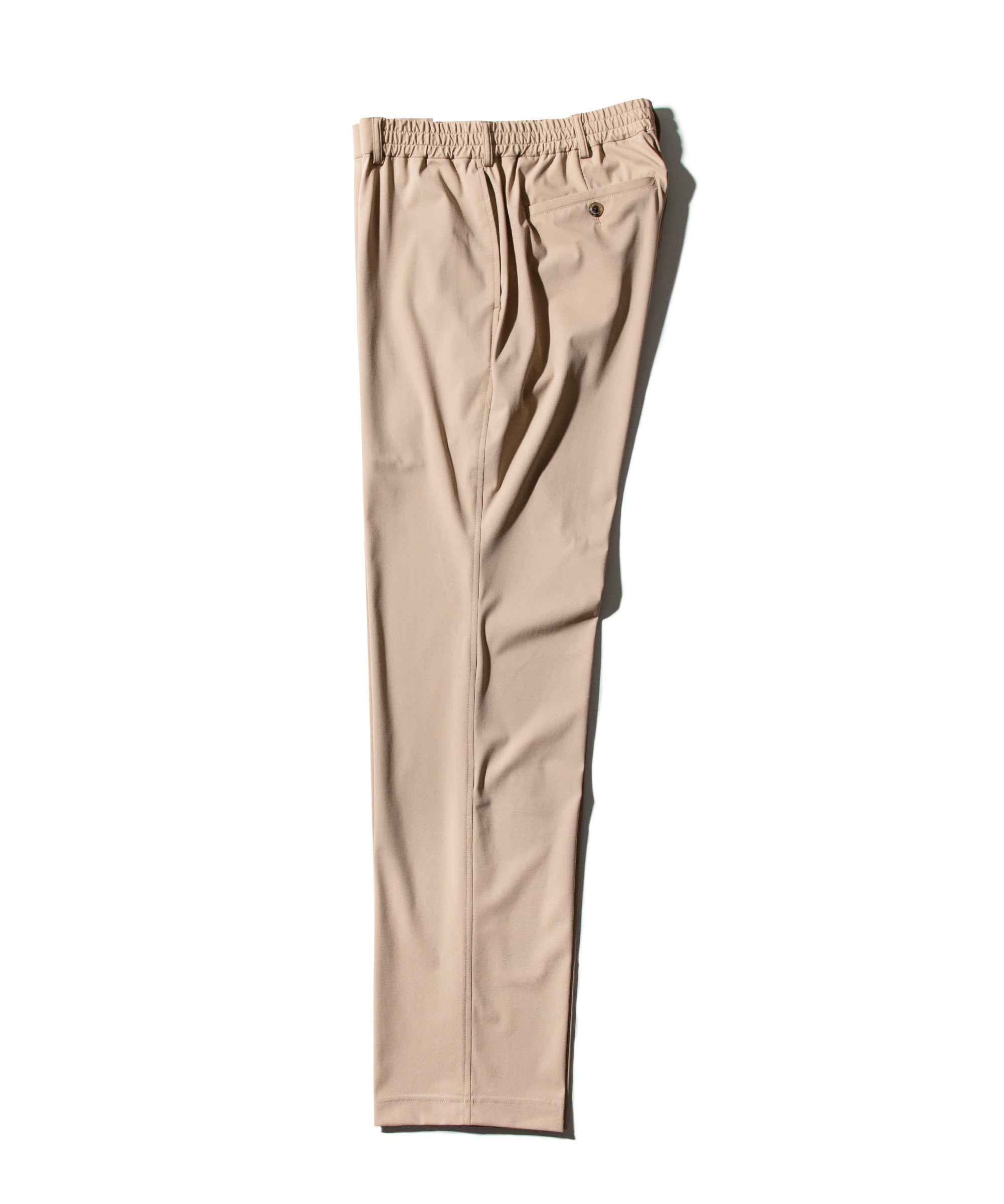 早割4/14まで【新品タグ付】コットンストレッチイージーパンツ ベージュ 日本製 イージーパンツ＜スーパーストレッチ＞ ｜ VAN STORE