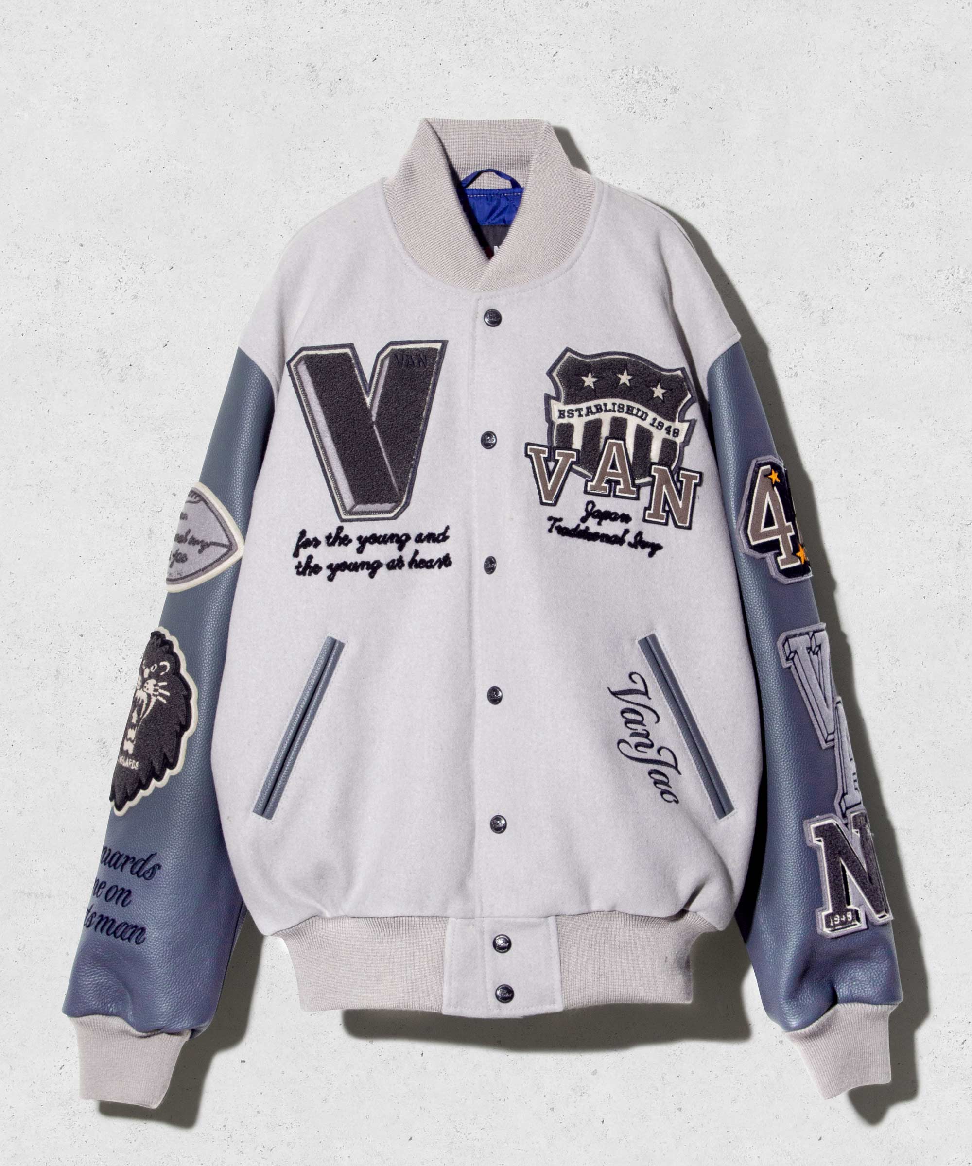 美品　Theory Varsity JKT P グレー 美品 Theory Varsity JKT P グレー