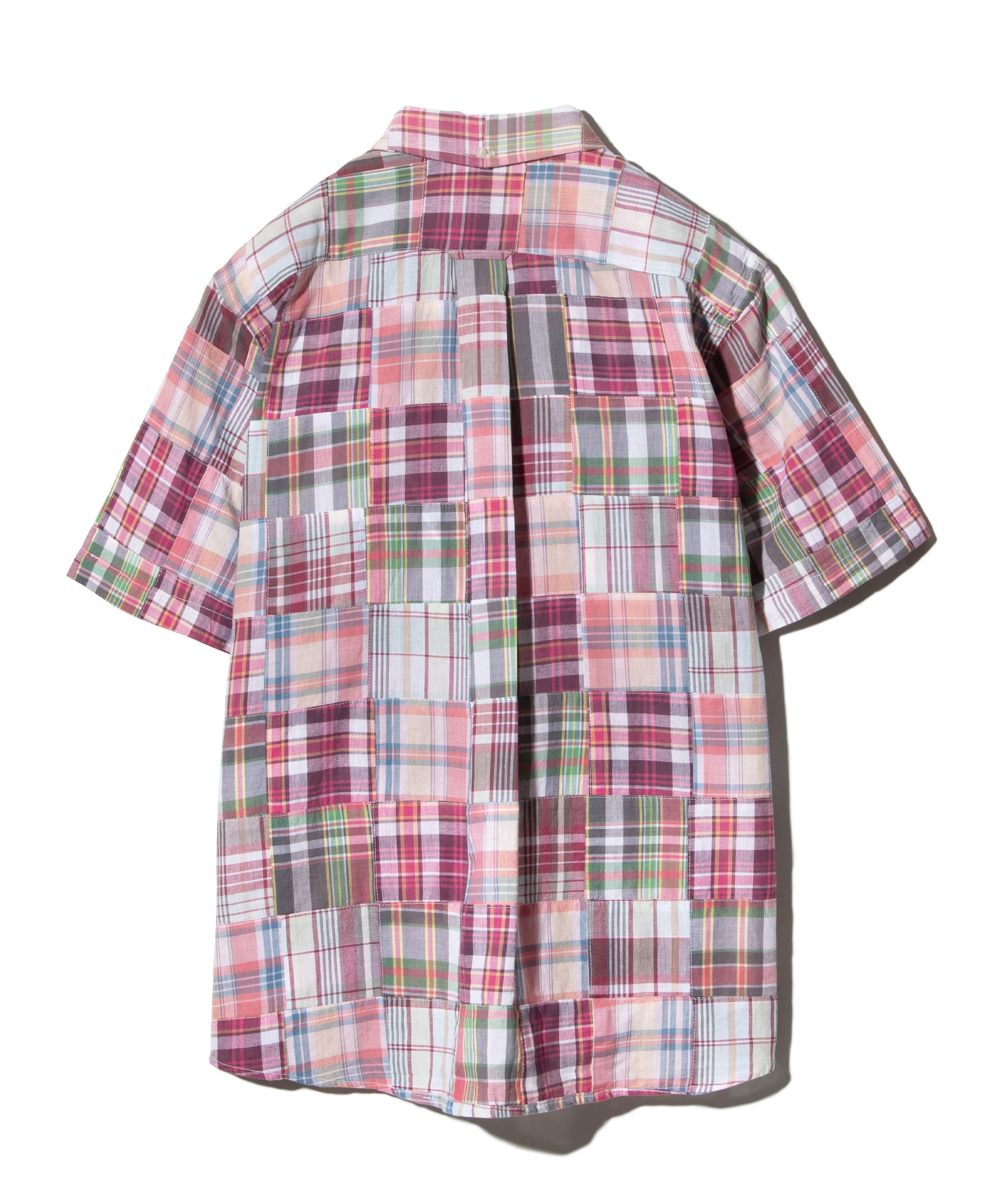 ショートBDシャツ＜パッチワークマドラス＞ ｜ VAN STORE