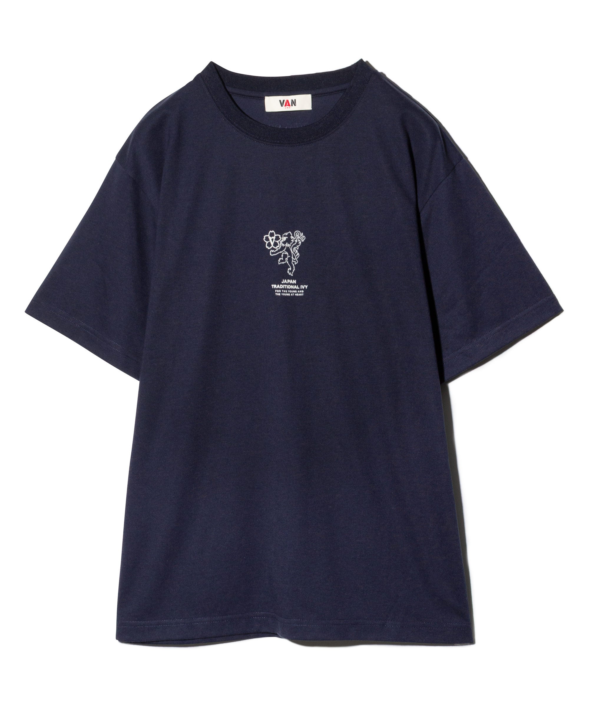 プリントTシャツ＜桜獅子ワンポイント＞ ｜ VAN STORE