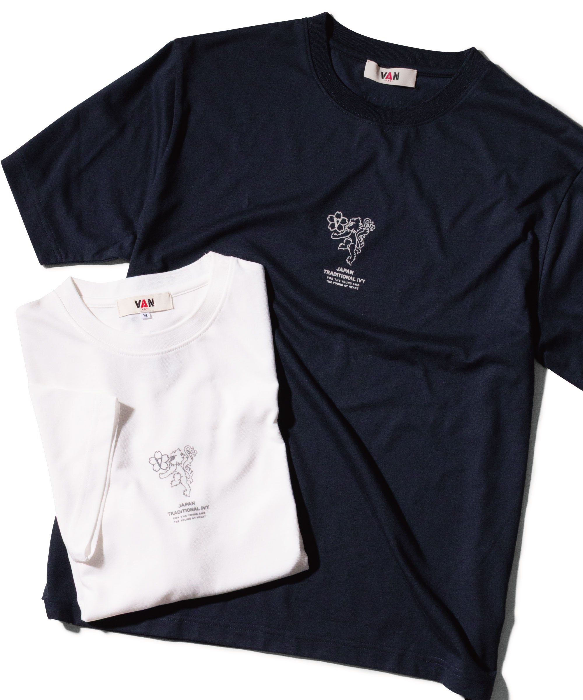 プリントTシャツ＜桜獅子ワンポイント＞ ｜ VAN STORE