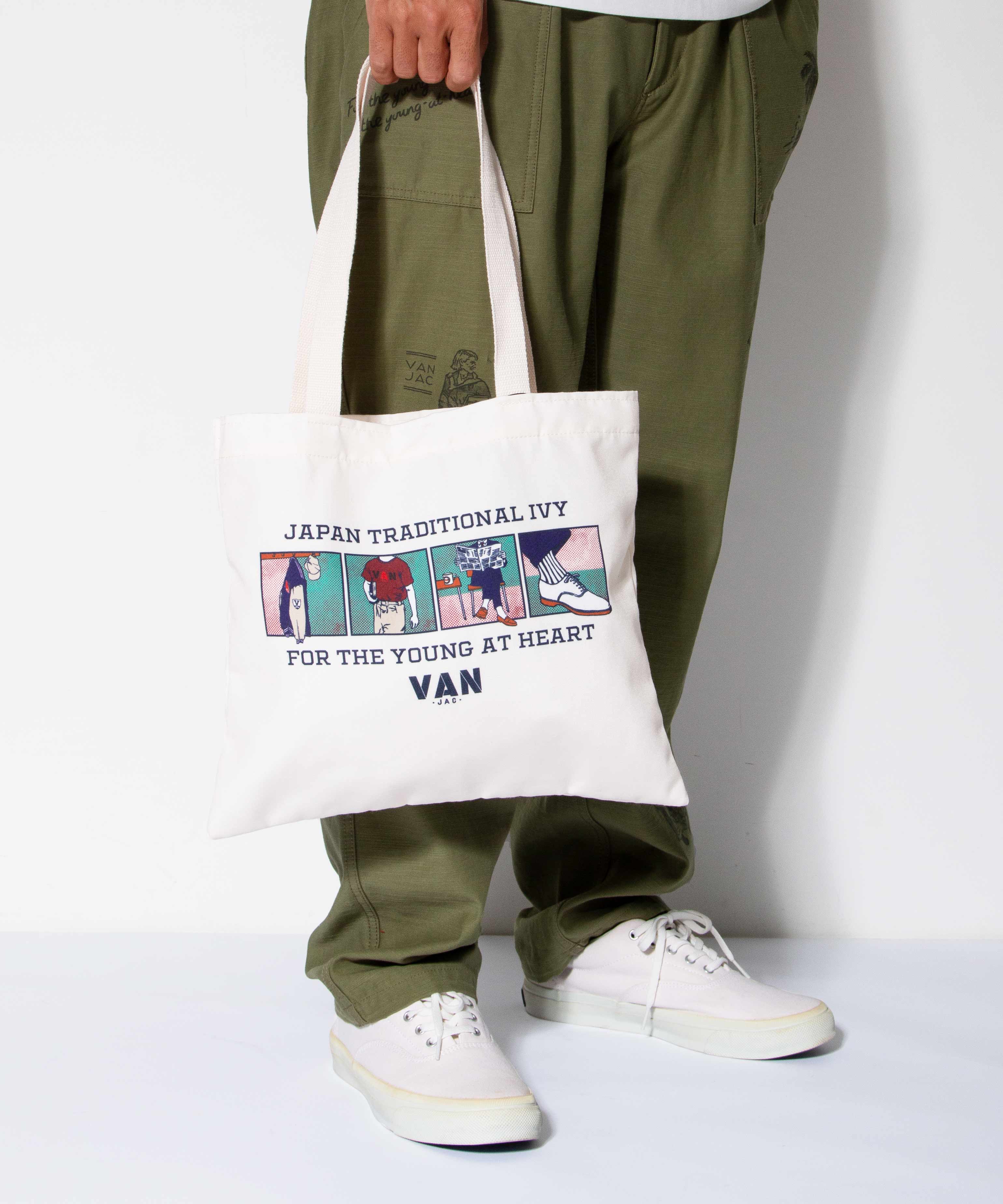 デンベア✕アメリカーナ　 コラボ トートバッグ　VAN jacワッペン付 トートバッグ ｜ VAN STORE