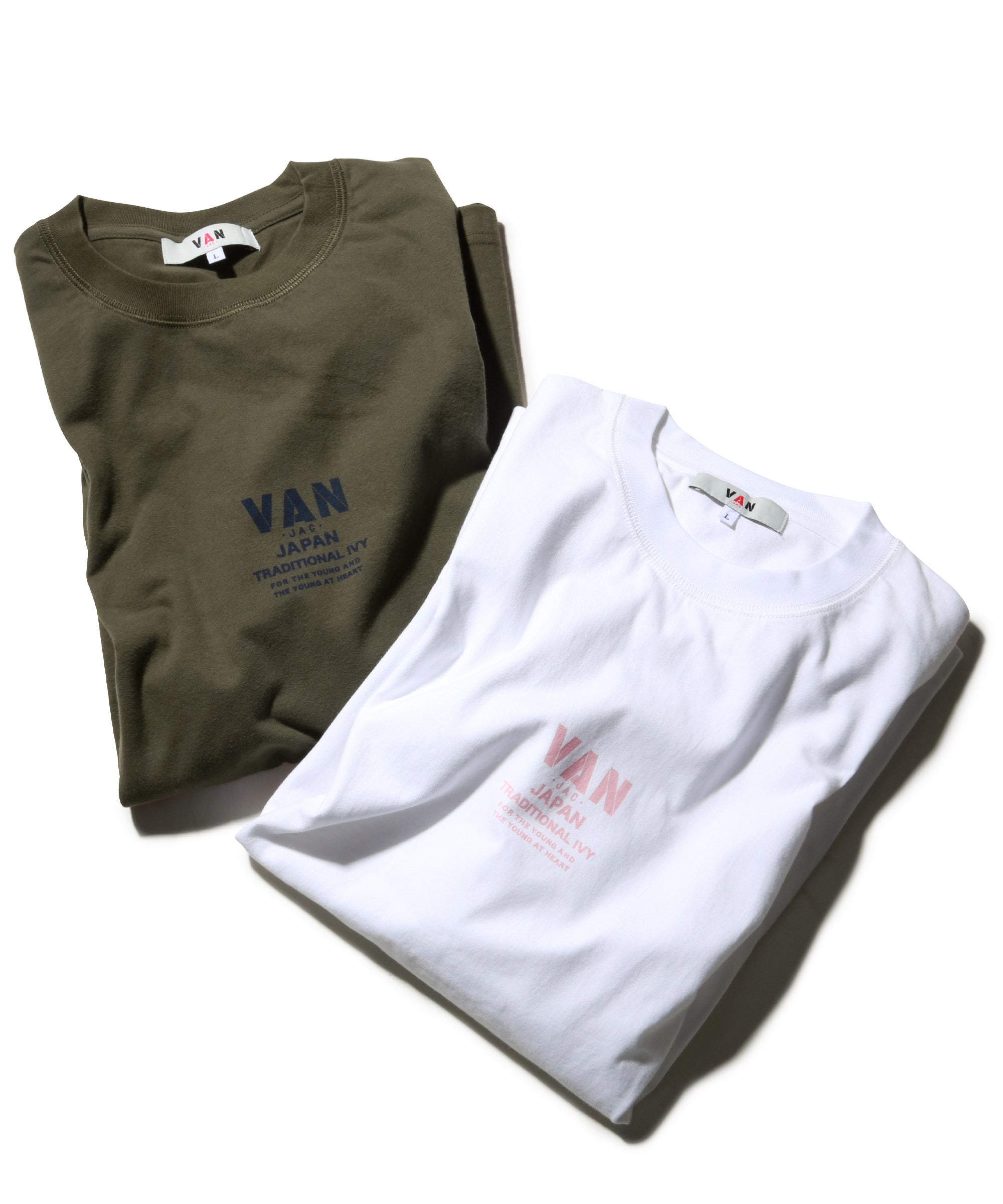 ロングスリーブTシャツ＜ワンポイントアーチロゴ刺繍＞ ｜ VAN STORE