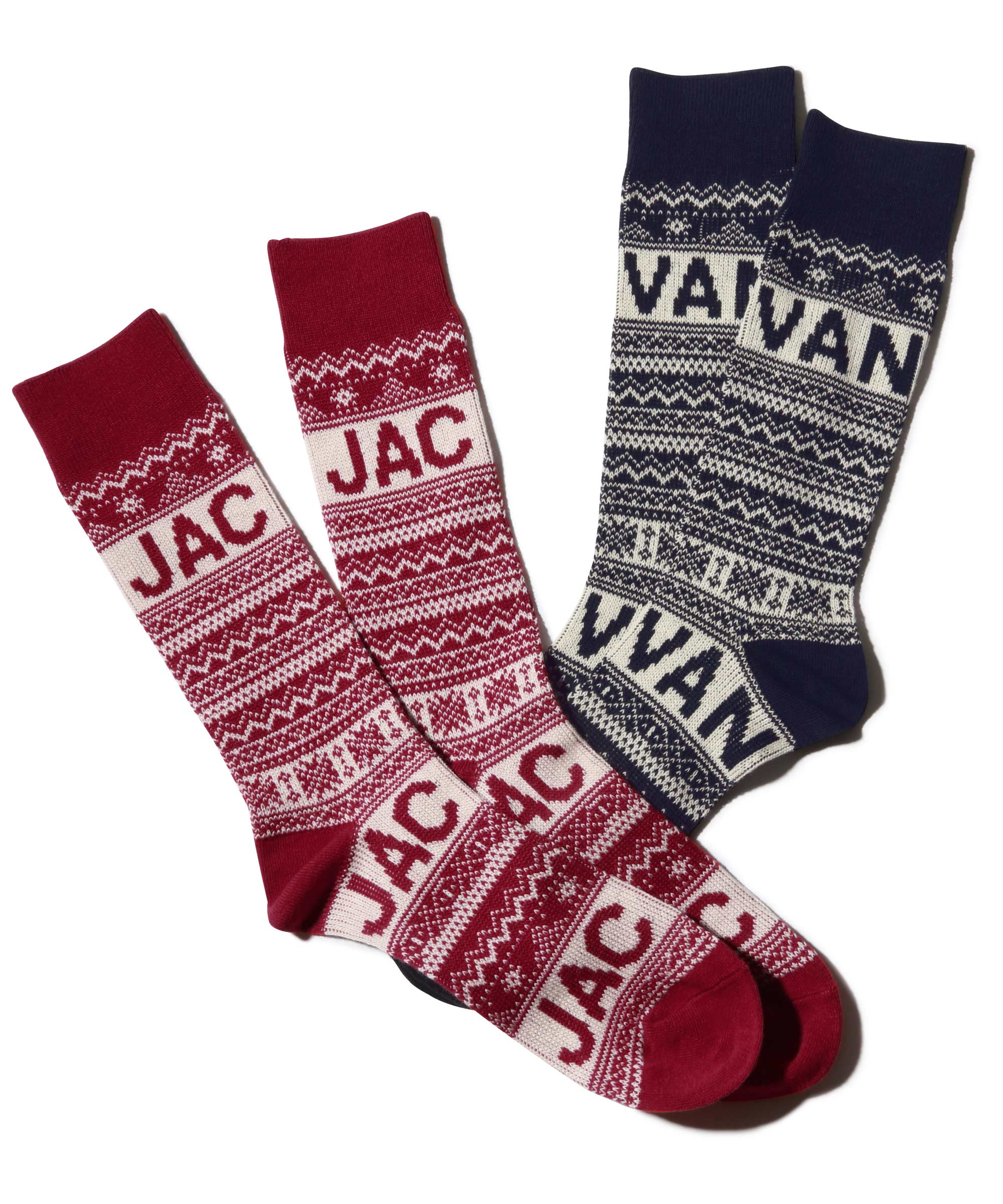 VANS 非売品クリスマス ソックス フェアアイルソックス ｜ VAN STORE