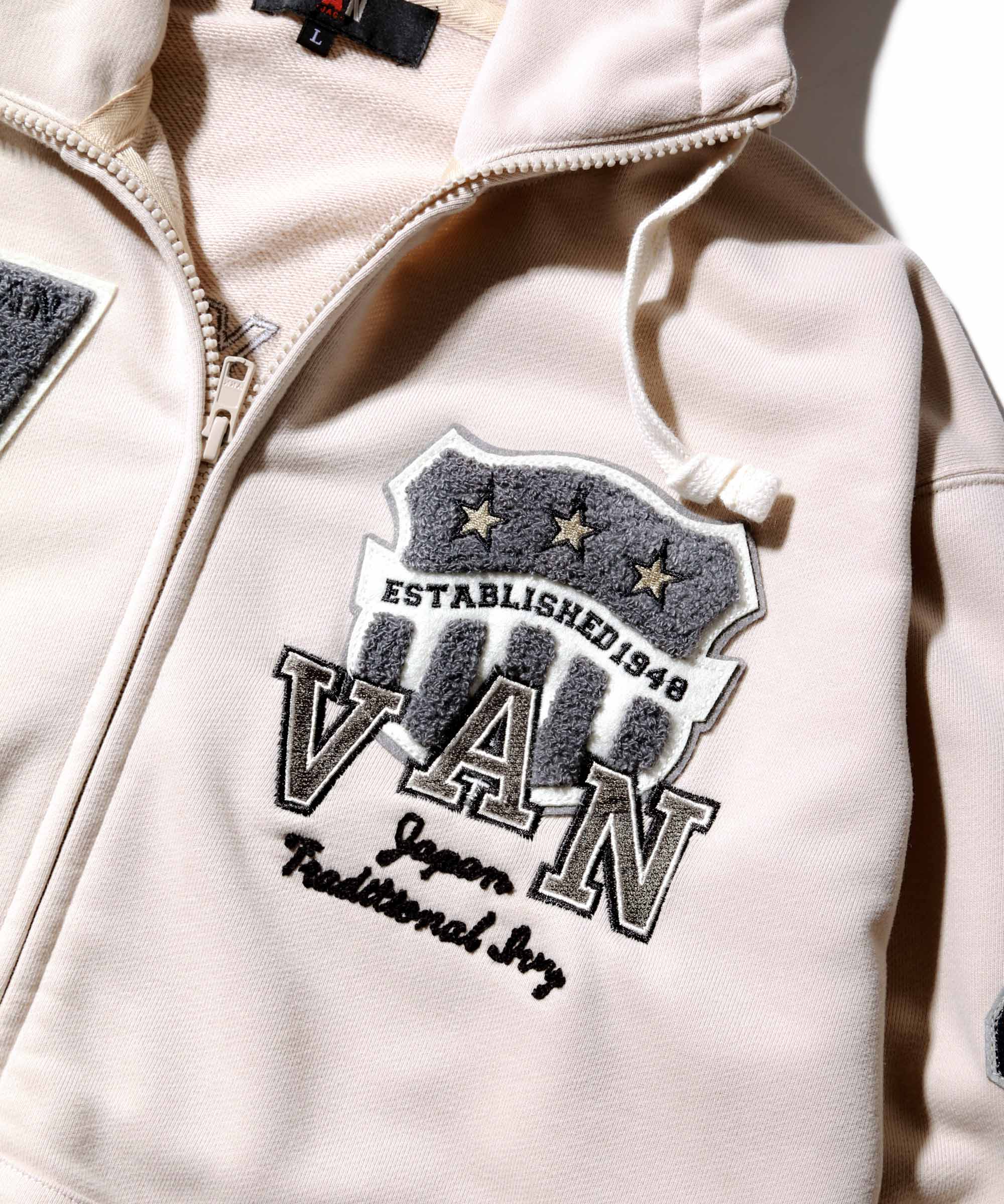 スタジャンジップアップパーカー ｜ VAN STORE