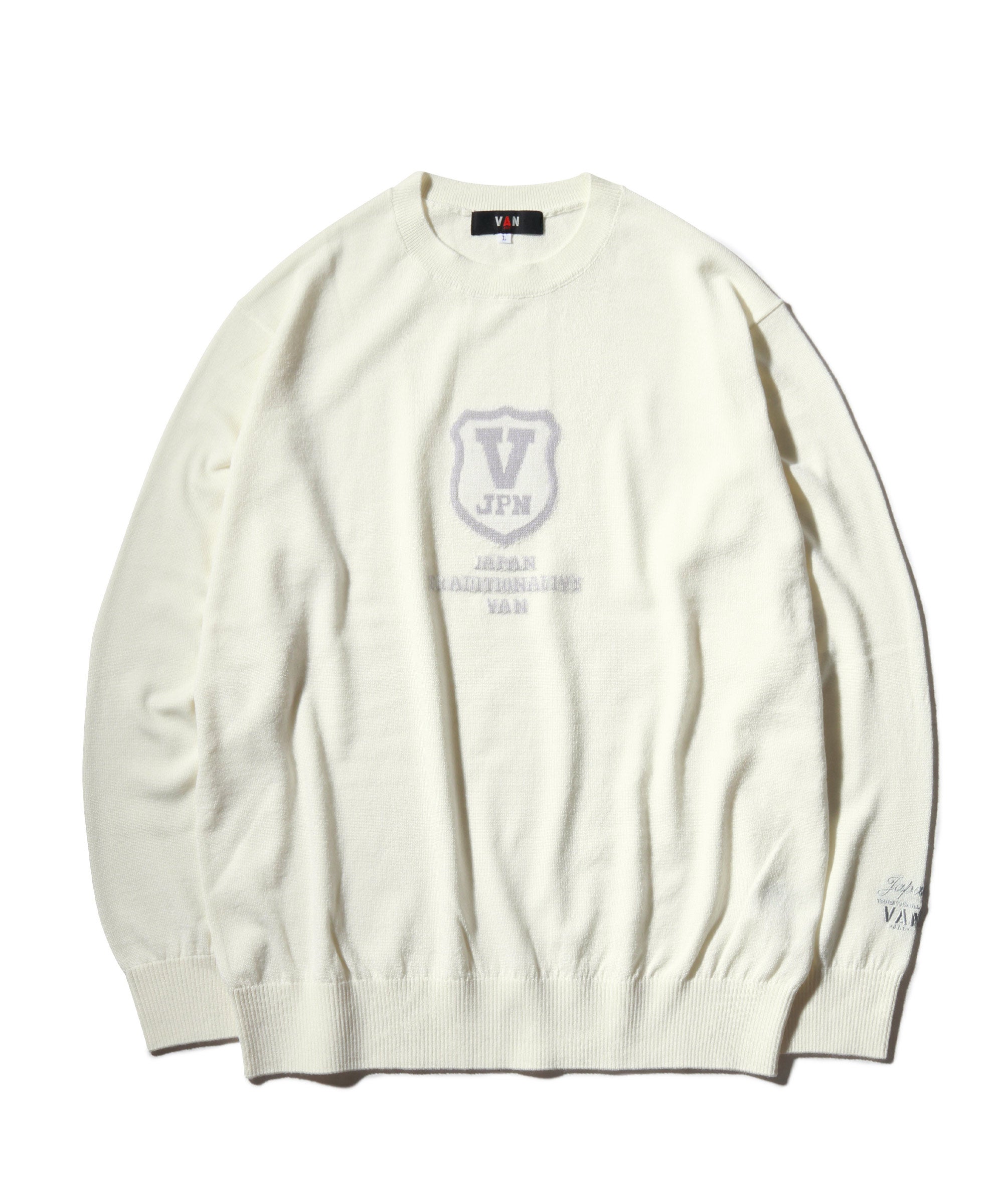 セーター＜ロゴインターシャ＞ ｜ VAN STORE